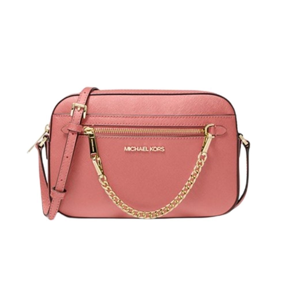 MICHAEL KORS JET SET SAFFIANO  CROSSBODY BAG
